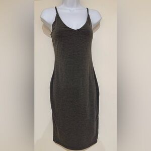 Sleeveless Charcoal Dress